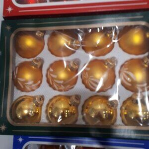holiday designed like glass ornaments from Europe made in Poland NWT